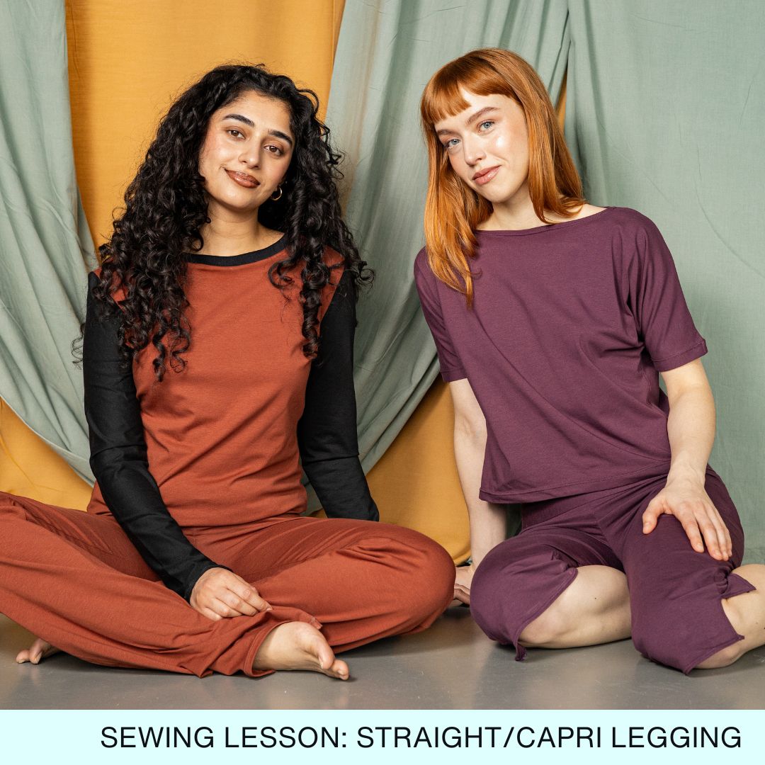 Sewing Lesson: Straight or Capri Leggings