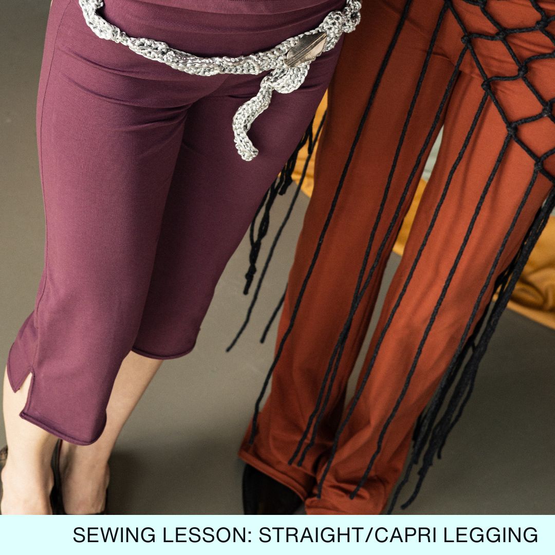 Sewing Lesson: Straight or Capri Leggings - Image 3