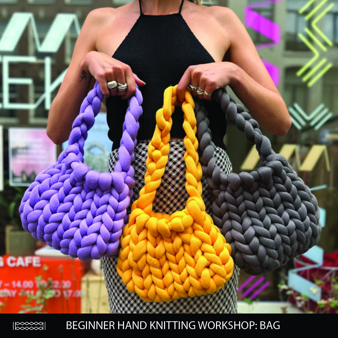 Hand-Knitted Handbag Workshop