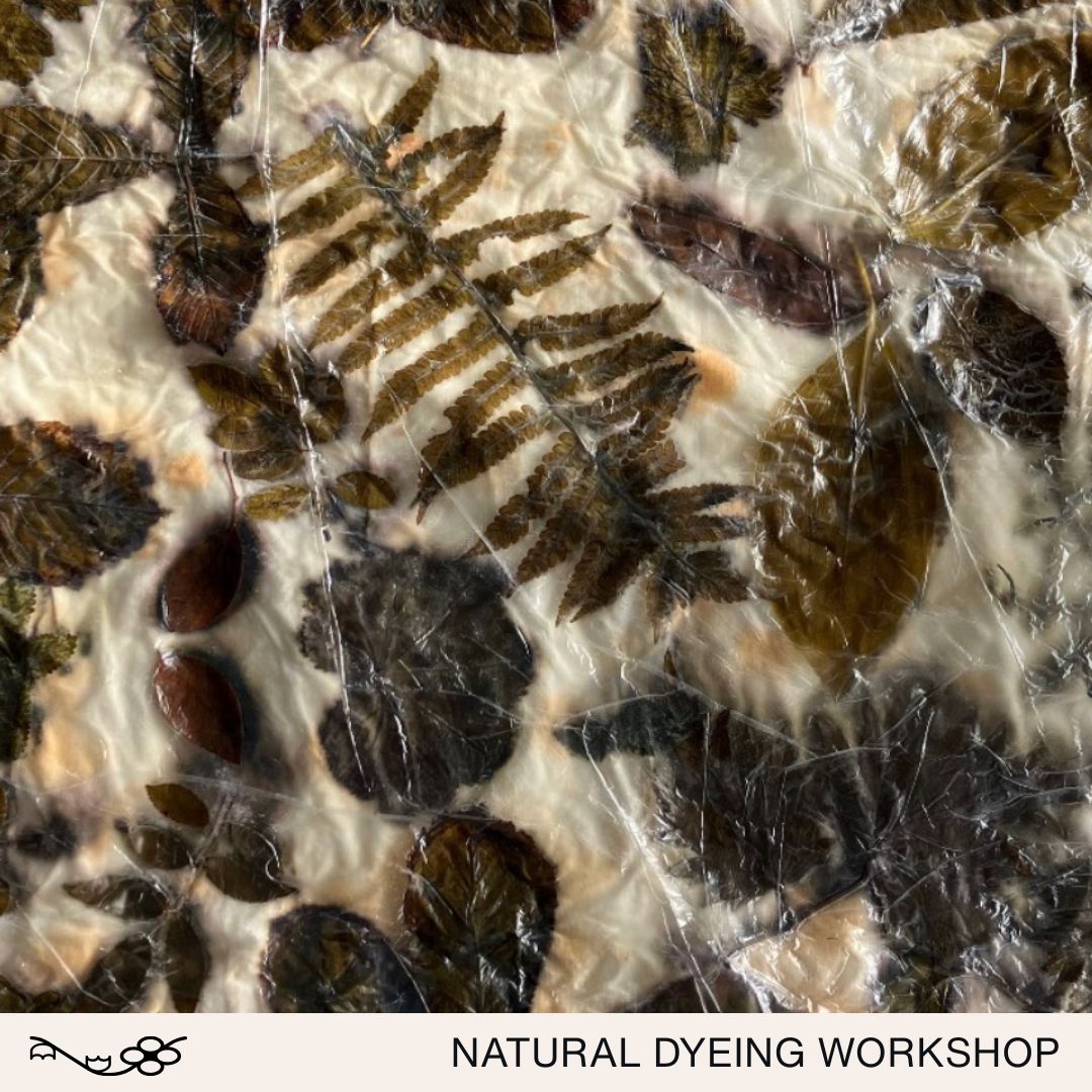 Workshop Natuurlijk Verven: Zijde Sjaal door Atelier Nachtvlinder - Afbeelding 2