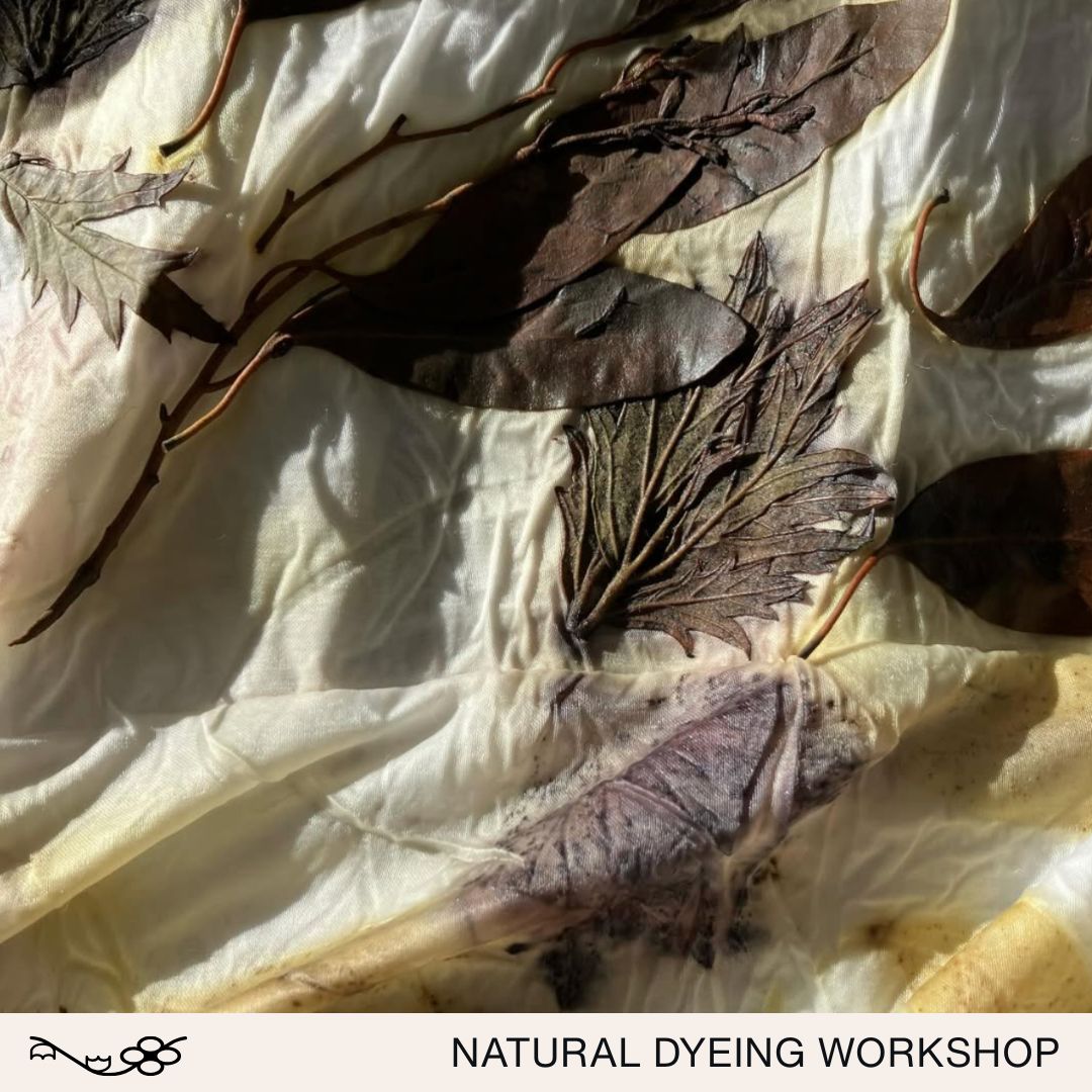 Workshop Natuurlijk Verven: Zijde Sjaal door Atelier Nachtvlinder - Afbeelding 4