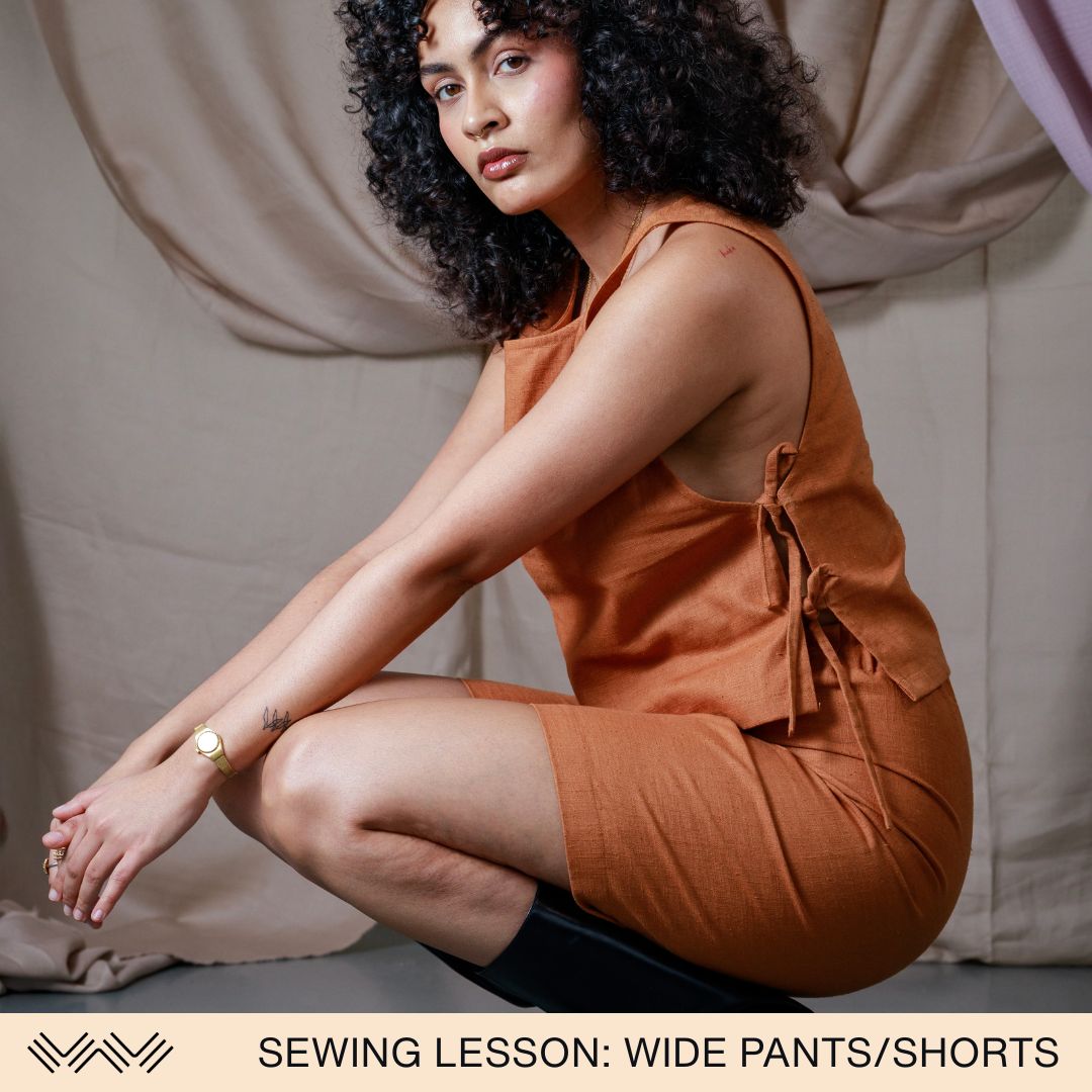 Naailes: wijde broek of shorts - Afbeelding 2