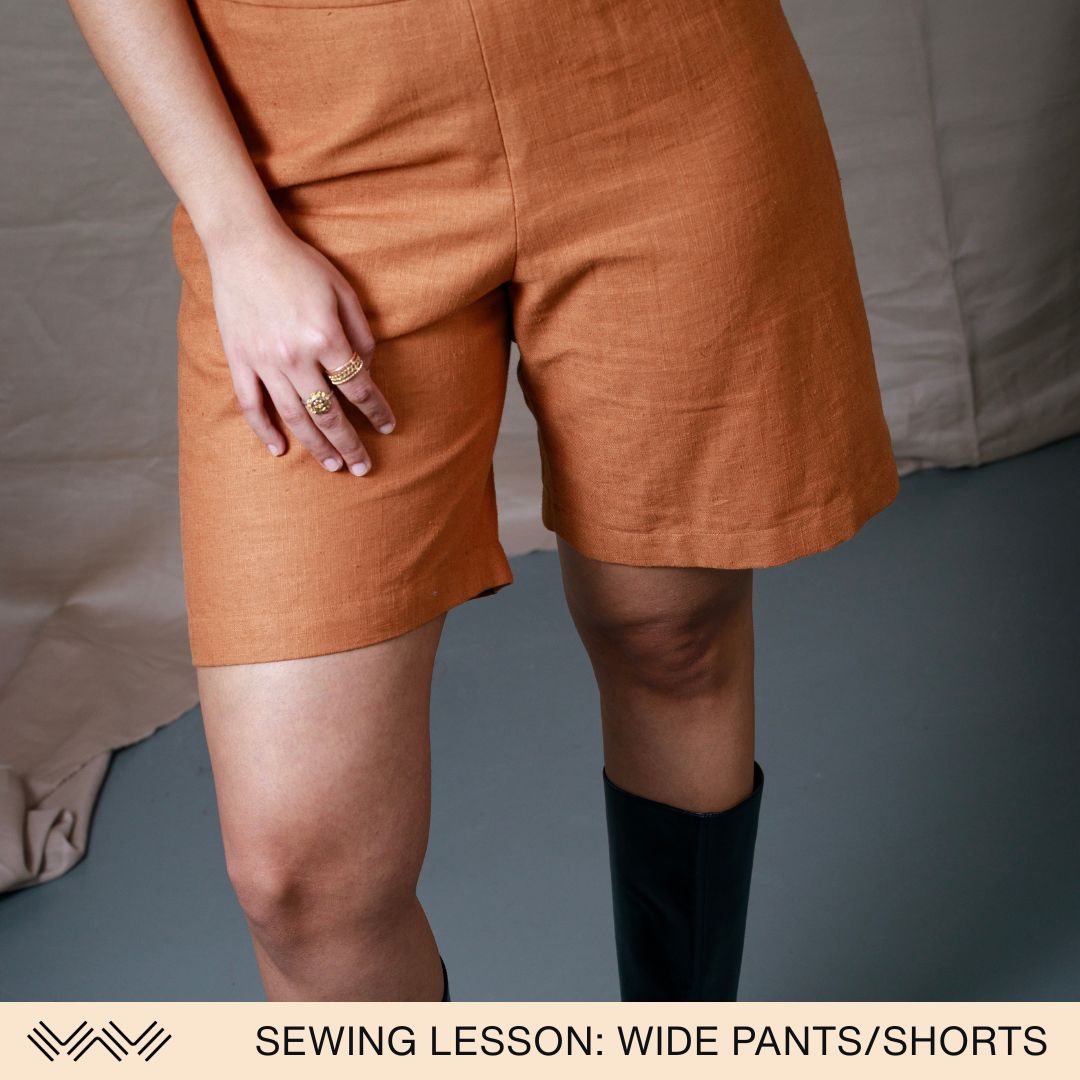 Naailes: wijde broek of shorts - Afbeelding 4